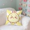CartoonCChiikawasCute Case Plush Fabric Soft Pillowcase Double Sided Print Cushion Cover Household Gifts