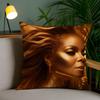 Cute J-Janets J-Jacksons Anime Pillow Case Safe Custom Photo Pillow, Anti-Fade Brushed Fleece Cushion, Maternal & Infant Safe.