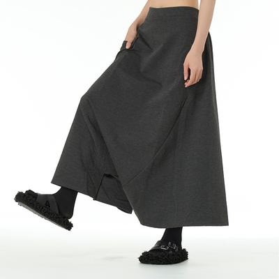 Autumn and Winter Hip-hop Crotch Trousers Personality Plus Size Women's Pant Loose Original Casual Wide Leg Trousers