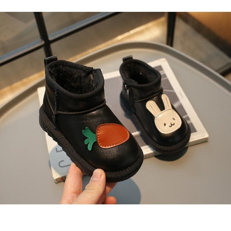Koreanische Version niedliche Kinder Schneestiefel Winter neue warme Kinderstiefel Kurzstiefel