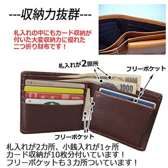 Lee Bifold 0520233 Herren Geldbörse, Braun,