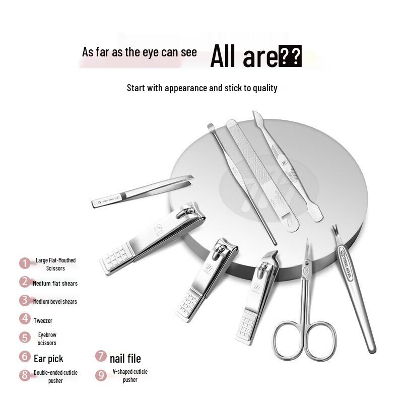 777 Professional Nail Clipper & Manicure Set