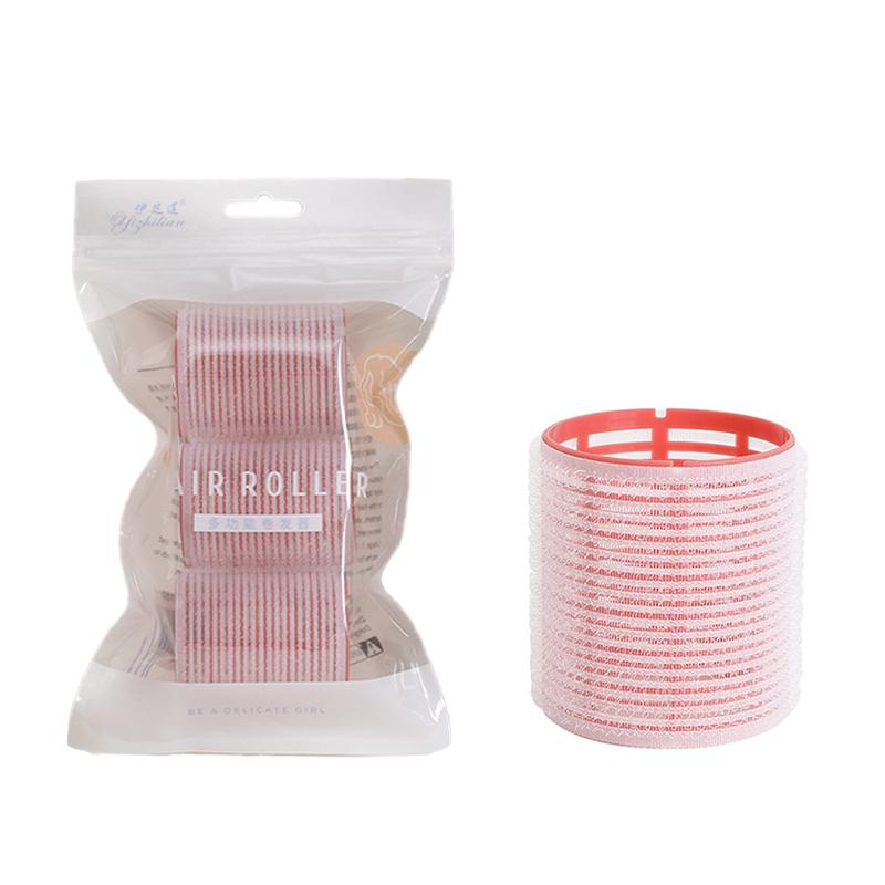 

Набор бигудей для волос, 3 шт., самоклеящиеся термощипцы для завивки волос, разные размеры, без нагрева, самоклеящиеся инструменты для завивки волос, парикмахерские инструменты для укладки волос розовый