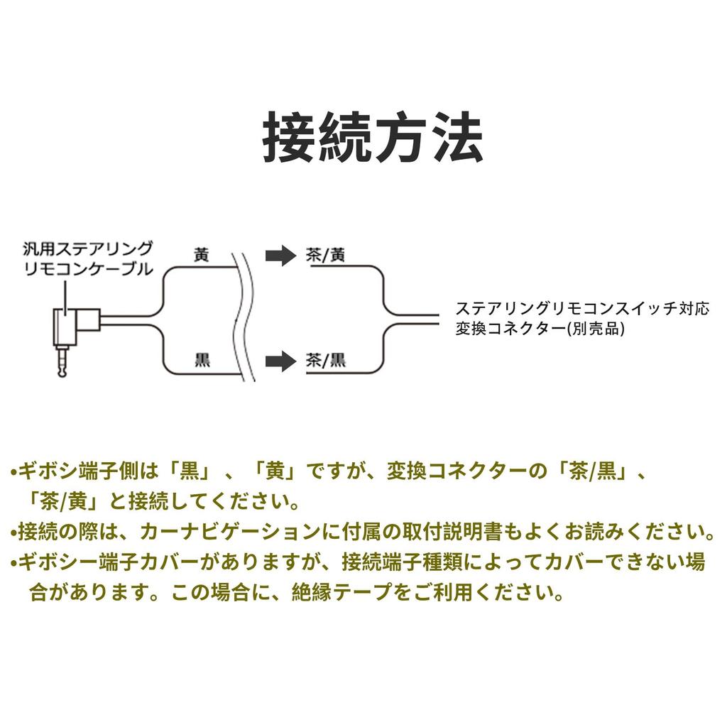KONPON Carrozzeria (Pioneer) Compatible Steering Remote Control Cable KJ-H101SC Compatible for Honda Cars