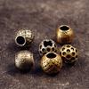 Jewelry Making Charm With Oversized Center Holes Copper Spacer Beads For DIY Bracelet Necklace Accessories