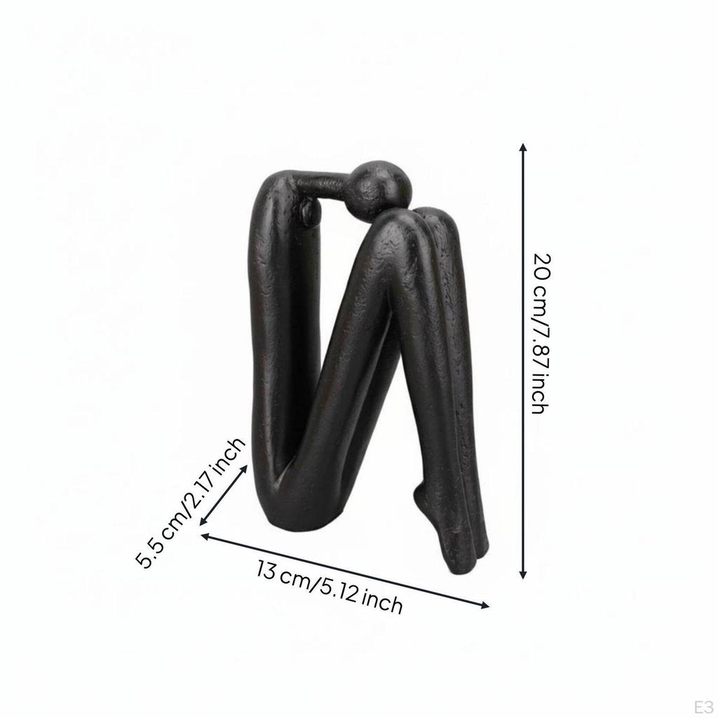 Abstract Human Statue Artistic Minimalist Table Figurine Shelf Display Modern Sculpture for Living