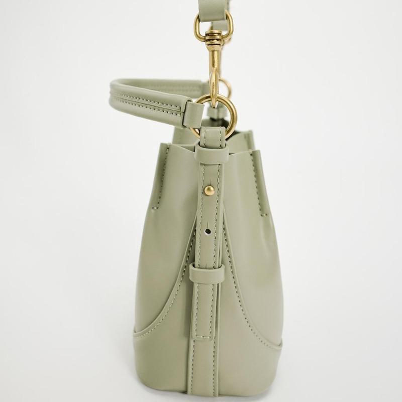 Home Bucket Fashion Versatile Commuter New Shoulder Strap Large Capacity Green Shoulder Bundle Portable Messenger Bag