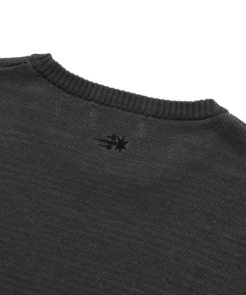 NICEGHOSTCLUB Kidnapping Big Big Knit Tee_Charcoal(Ng2Emuk604A)