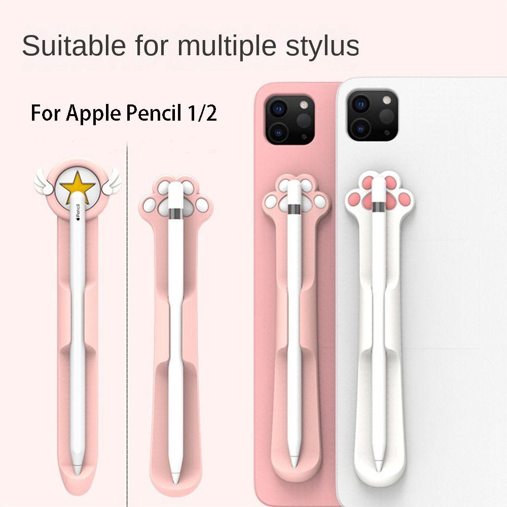 

Нескользящий силиконовый чехол для ручек с магнитным дизайном, держатель для палочек, чехол для стилуса для Apple Pencil 1/2