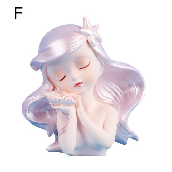 Ocean Girl Ornament Creative Decorative Resin Add Romantic Mermaid Figurine Home Decor