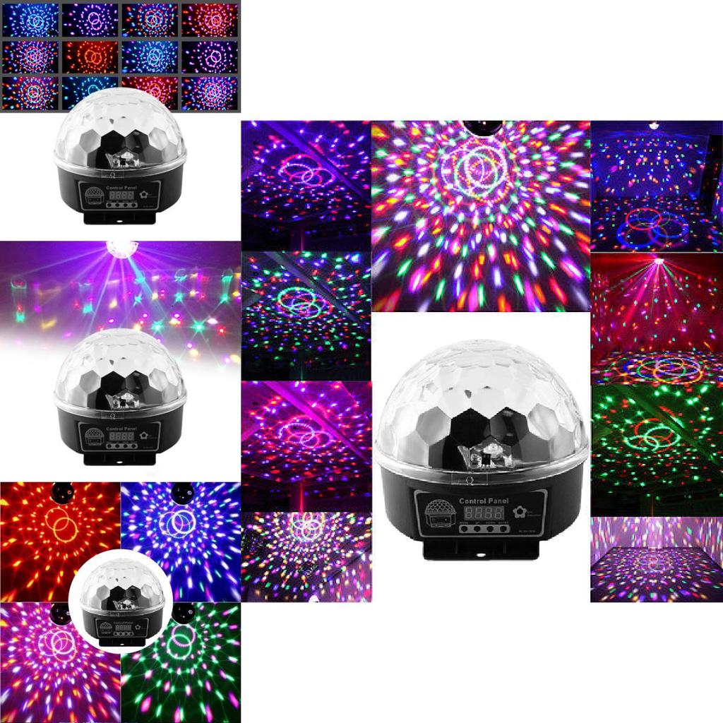 Led Crystal Magic Ball With Remote Control For Ktv Bar Stage And Party Lighting