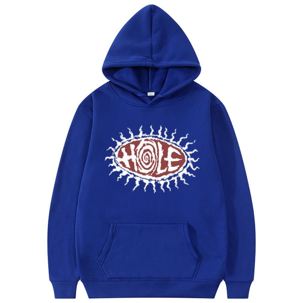 Felpa con cappuccio grafica Courtney Love Limited Hole Uomo Donna Gotico Vintage Oversize Unisex Felpe Rock Alternativo