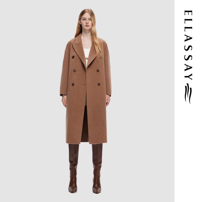 ELLASSAY Women's EWD354D02400 Elegant Wool Blend Coat