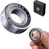 Fidget Spinner for Stress Relief, DIY Magnetic Fidget Ring with Engaging Sounds, EDC Stainless Steel Toys, Perfect for Work, Study, Waiting Etc.