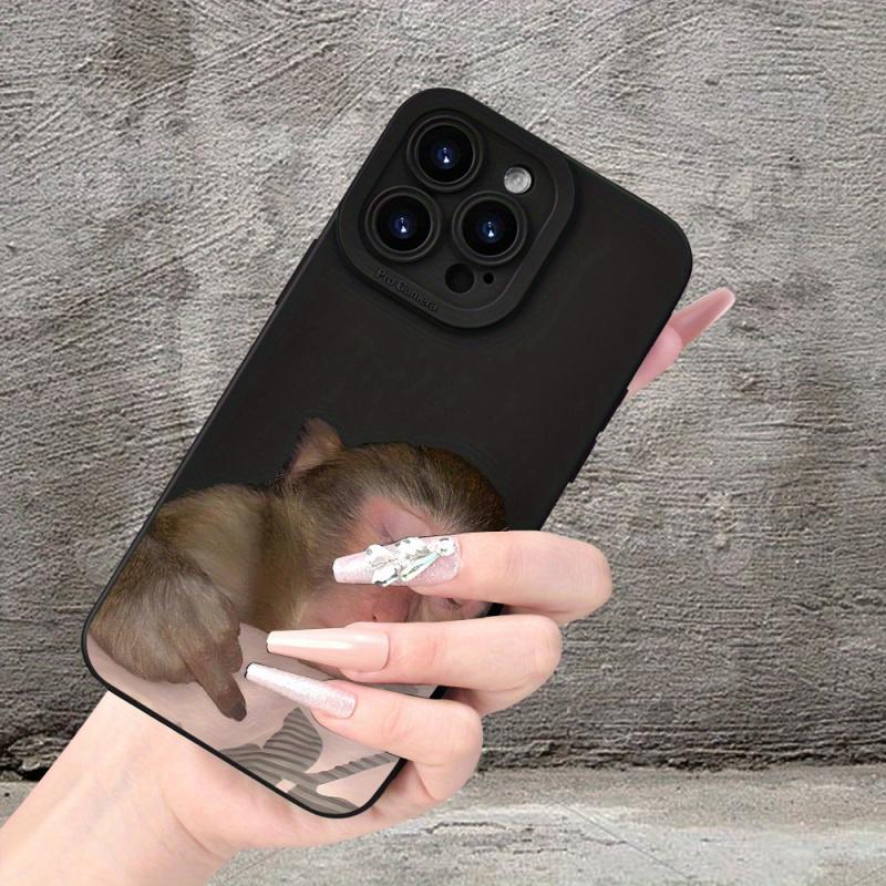 Cute monkey graphic phone case for iPhone 16 15 14 13 12 11 x XR Xs SE2 SE 8 7 plus pro Max mini silicone back cover