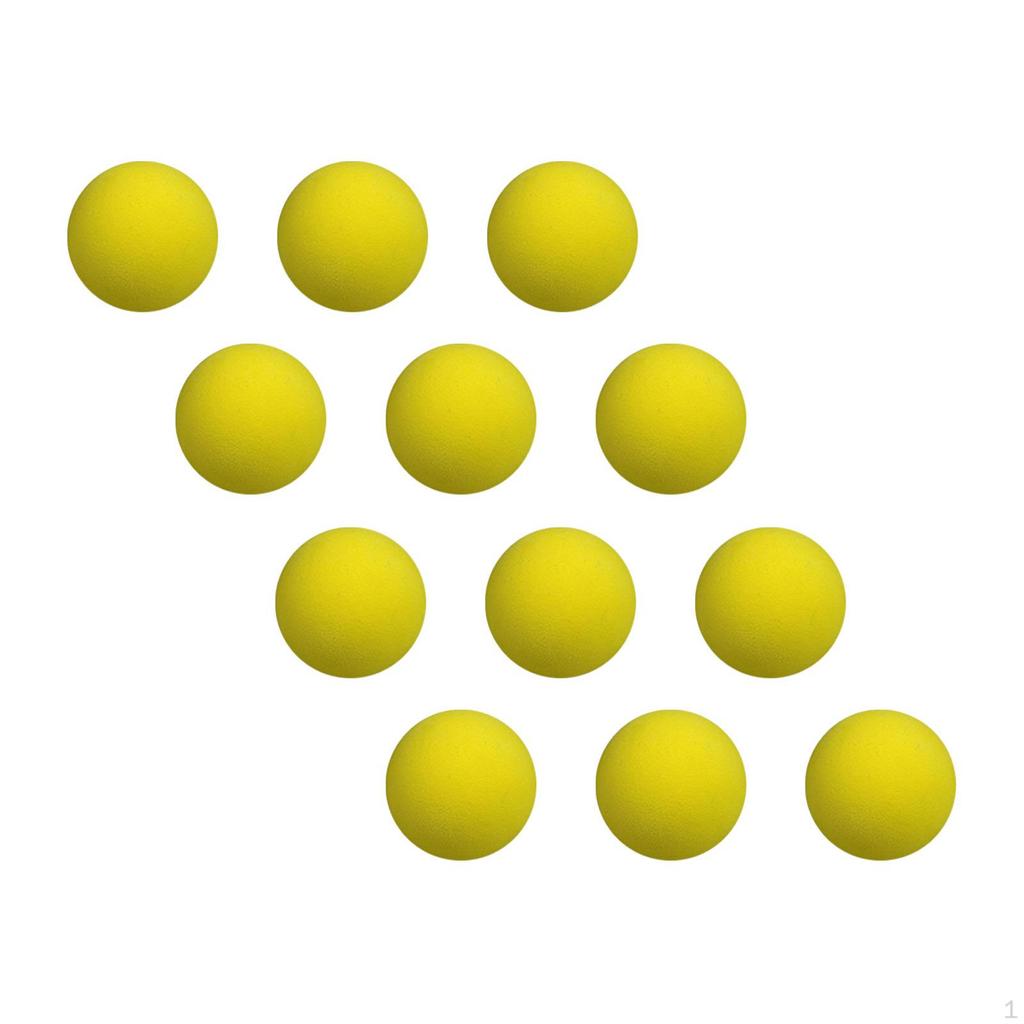 12 Stück Schaumstoff-Golfbälle, Übungsball, leicht, weich, Training für Bastelbedarf