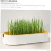 Cat Grass Plant Box Pet Growing Pot for Kitten Reusable Cat Snack Catnip Hydroponics Planting Container Greenhouse Grow Box