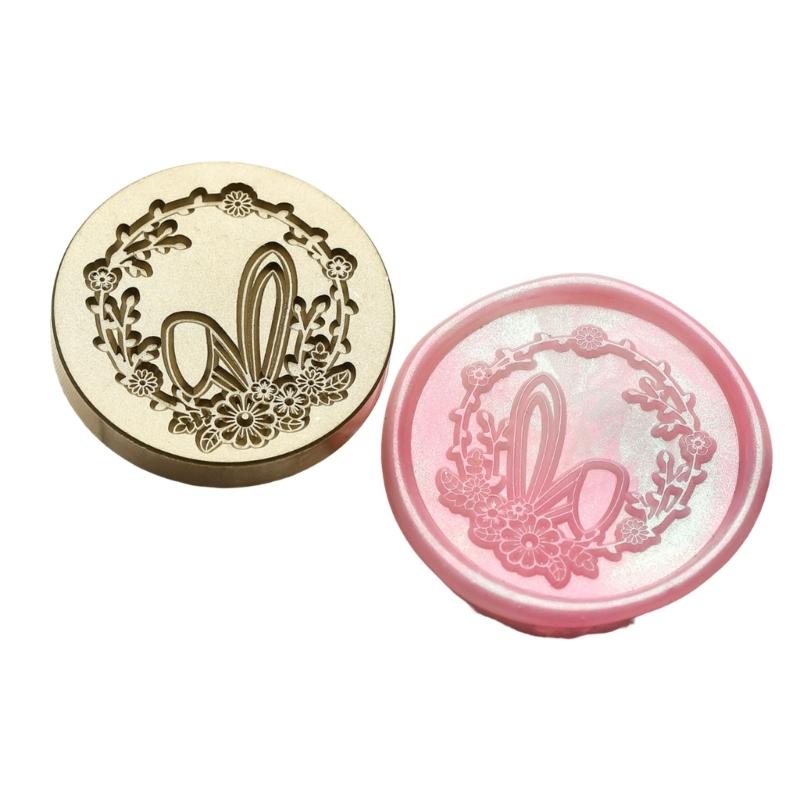 Easter Pattern Wax Stamp Head Replacement for Sealing Envelope Invitation Gift Cards Easter Greeting Card