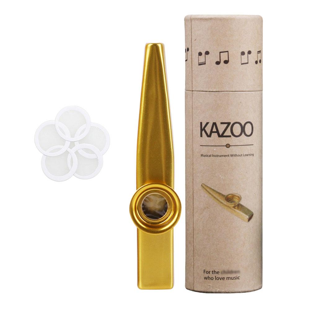 Exquisite Aluminum Alloy Kazoo with Storage Box- Suitable for Beginners Musical Instruments
