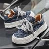 Fashion Height Increasing Flat-heeled Sneakers Black Men Vulcanize Deporte Boot Shoes Sport Character Trend Krasovka