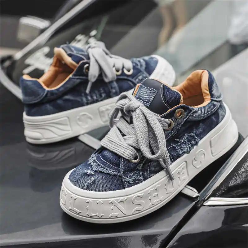 Height Increasing Flat-heeled Sneakers Black Men Vulcanize Deporte Boot Shoes Sport Character Trend Krasovka