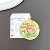 Cute Cartoon Single-sided Mirror Tinplate Cosmetic Mirror Durable Tinkering Mirror  Small Gift