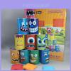 Iron Kids Bean Bag Toss Game Set With 10 Cans And 3 Sandbags For Parent Child Play