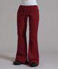 LIKE THE MOST Waffle Bootcut Elastic Pants_Wine