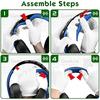 Geekria Earpads & Headband Repair Kit Sony PlayStations Gold Wireless Headset CECHYA-0083 Compati...