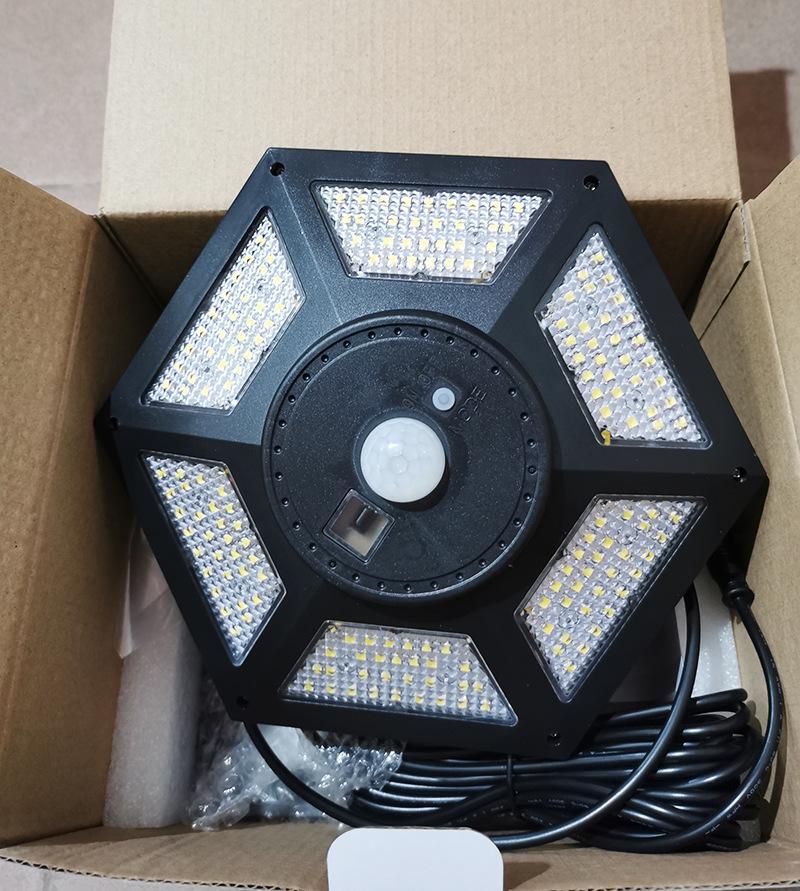 Outdoor Solar LED Pendant Light for Balcony, Pavilion, Terrace, Shed, Garage, and Courtyard.