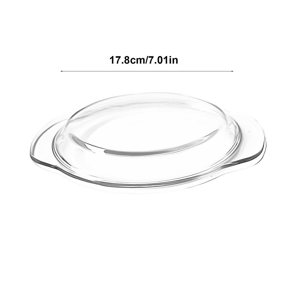 

Крышка для кипячения в микроволновой печи, Стеклянная крышка для духовки, защищающая от брызг, Стеклянная крышка для фритюрницы, маслостойкая, для сковороды, Аксессуары для приготовления на пару