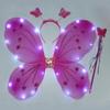 Scintillante Carina Sognante Fata Principessa Angelo Bacchetta Farfalle Ala Cerchietto Festa di Compleanno Halloween Cosplay Costume Accessorio