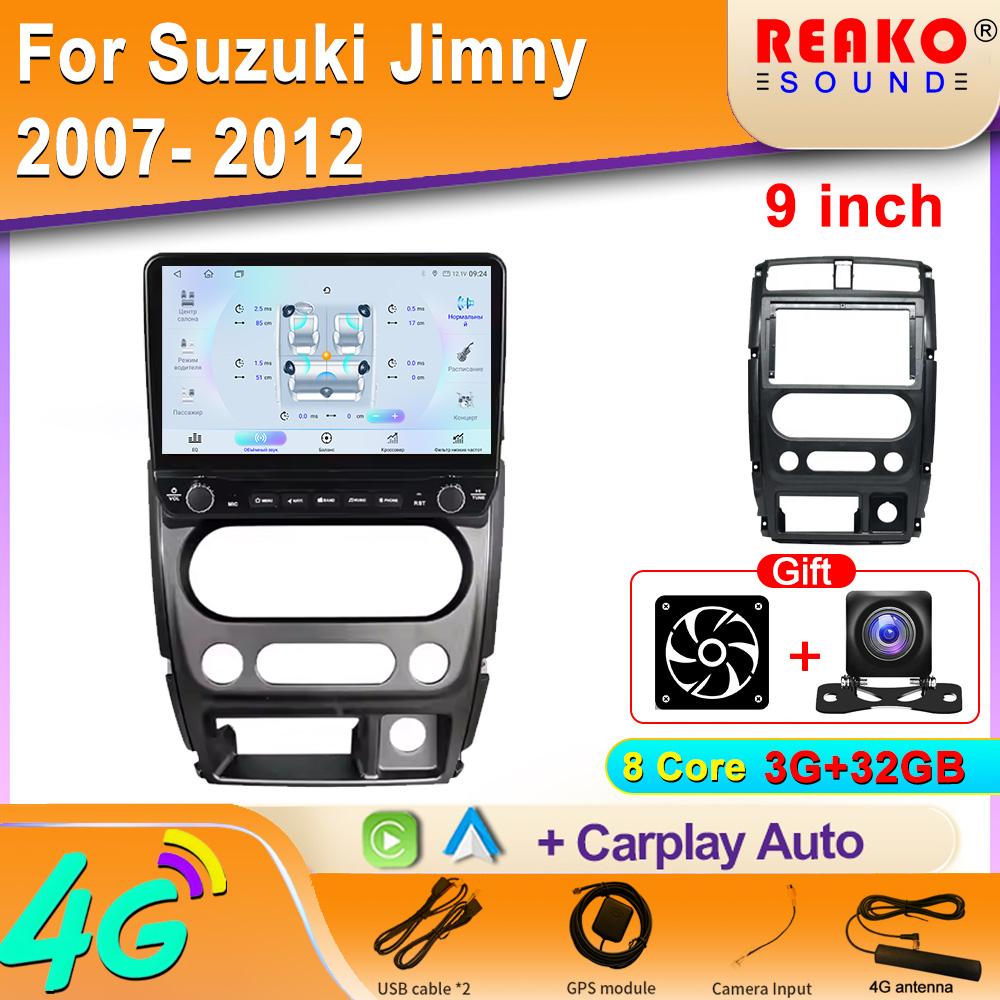 

Android для Suzuki Jimny 2007-2012 Автомобильное радио Carplay Навигация GPS Стерео Авто Экран Bluetooth Мультимедийный Плеер 8 core 3GB+32GB