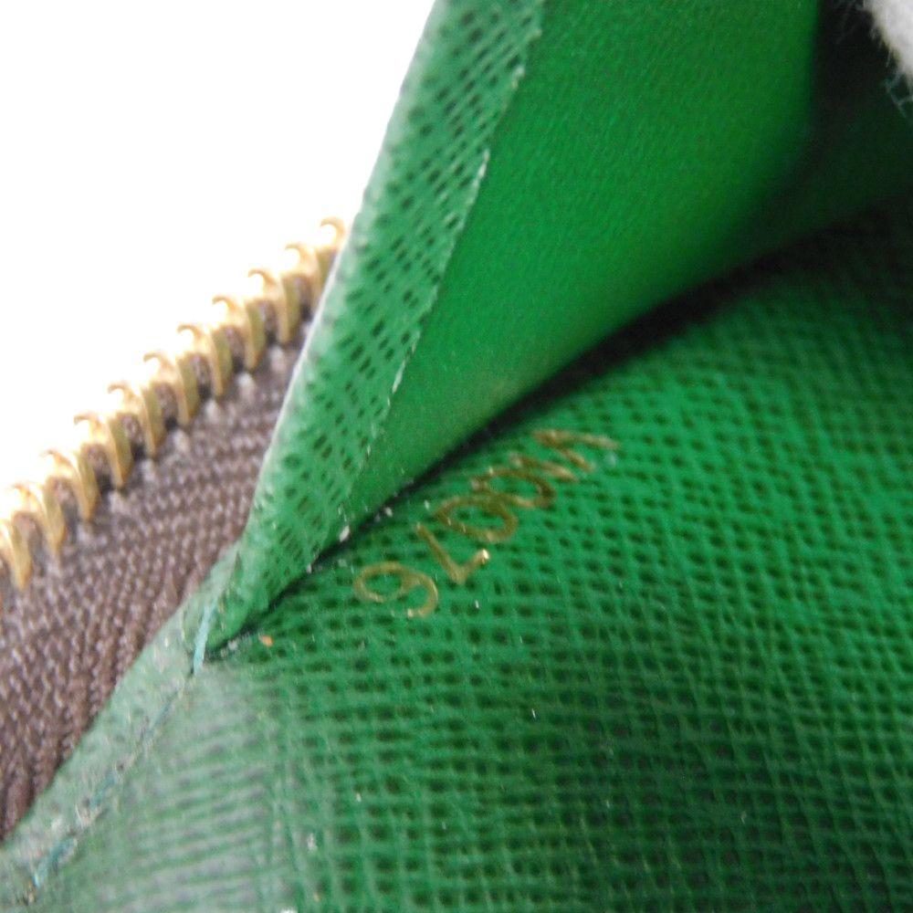 Used 12564 Zippy Organizer M60035 7940 Bellboy Green Zip Around Monogram Groom Veil Men's from Japan AUTHENTIC