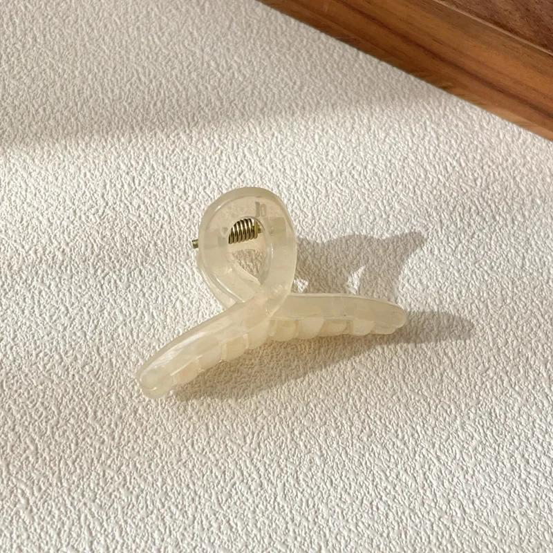 

1 шт. Новая заколка-бабочка для волос, милая французская заколка-акула из ацетатного волокна, ретро, красочный декор для волос, заколка для длинных волос, аксессуары