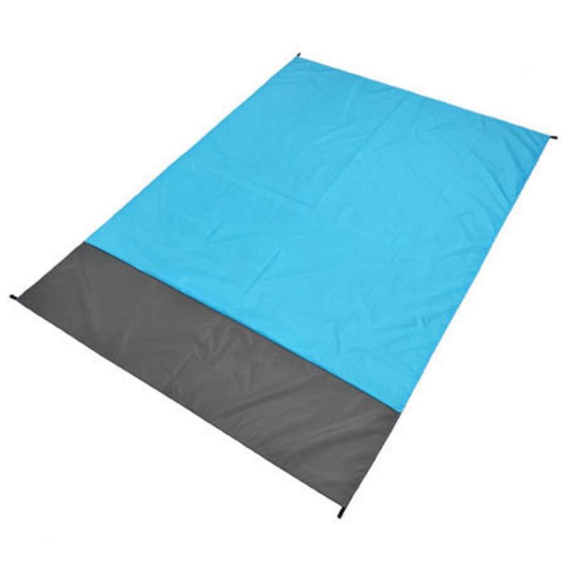 Beach Blanket Waterproof Outdoor Camping Pocket Folding Portable Lightweight Picnic Mat 210x200cm