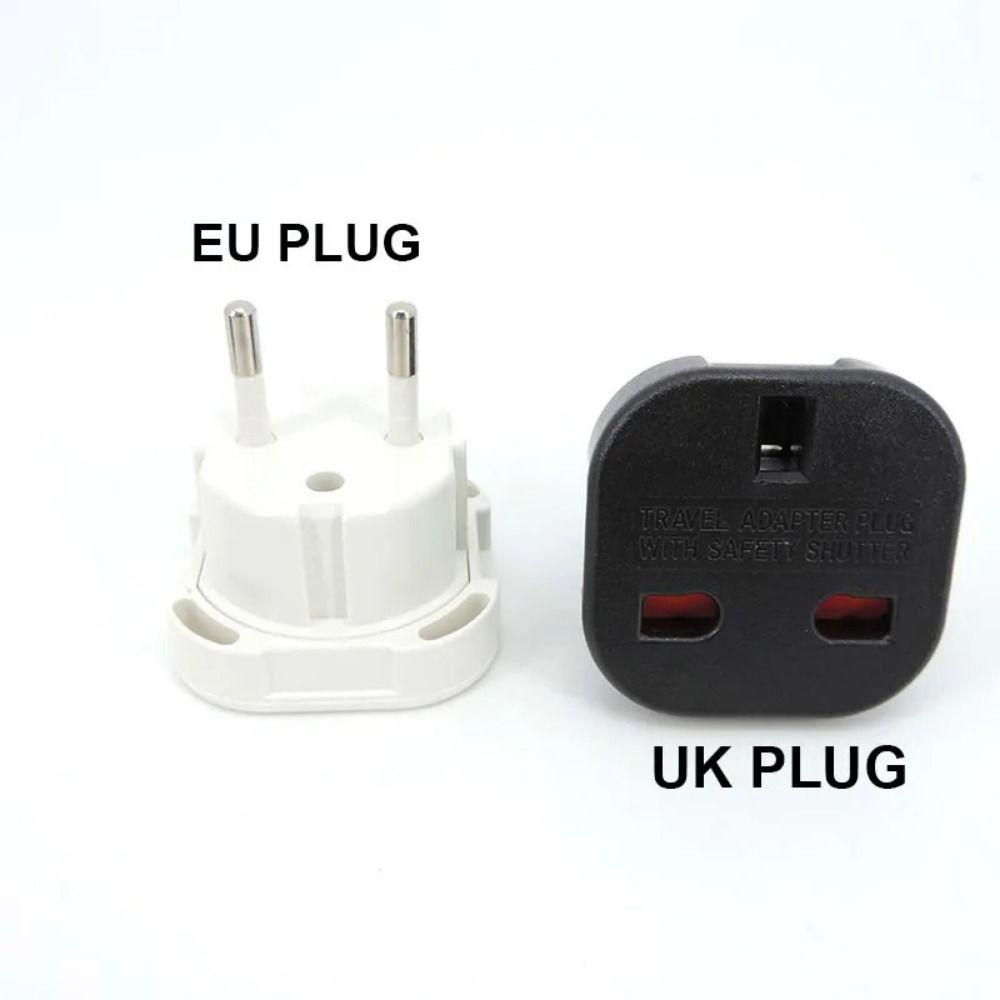 Wall Socket Travel Adapter Power Charger Outlet Connector Durable UK to EU Converter