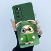 For Vivo V20 SE Case V2022 V2023 Lovely Cartoon Cat Liquid Silicone Soft TPU Shockproof Bumper For Vivo V20SE Phone Cover Funda