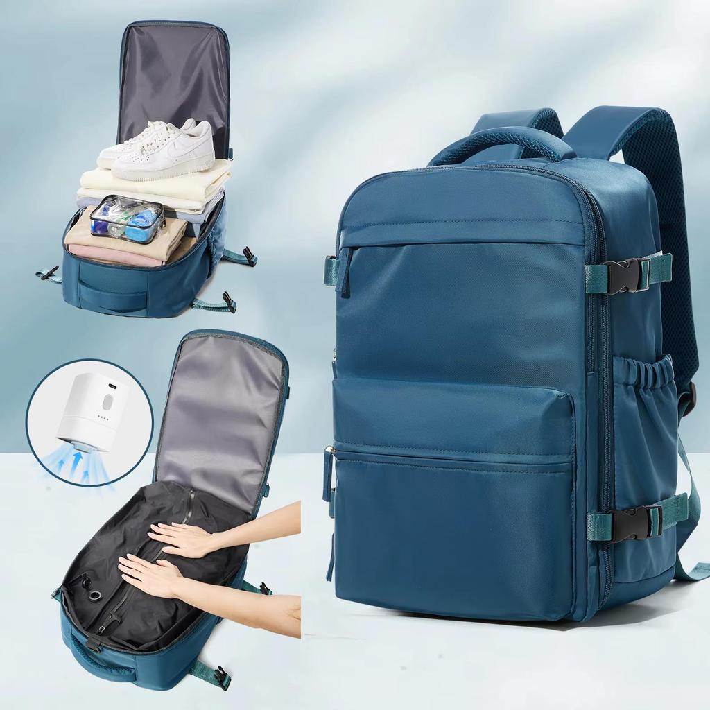 Vacuum Compression Travel Backpack, Expandable Large Capacity 16 Inch Laptop Business Backpack for Men Women