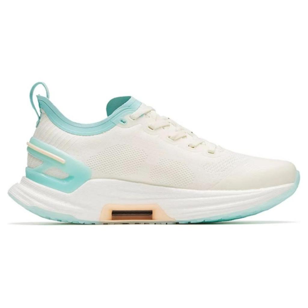 Anta Cushioning Slip Resistant Abrasion Resistant Breathable Lightweight Low top Running Shoes Women's White Blue 122245580S-11