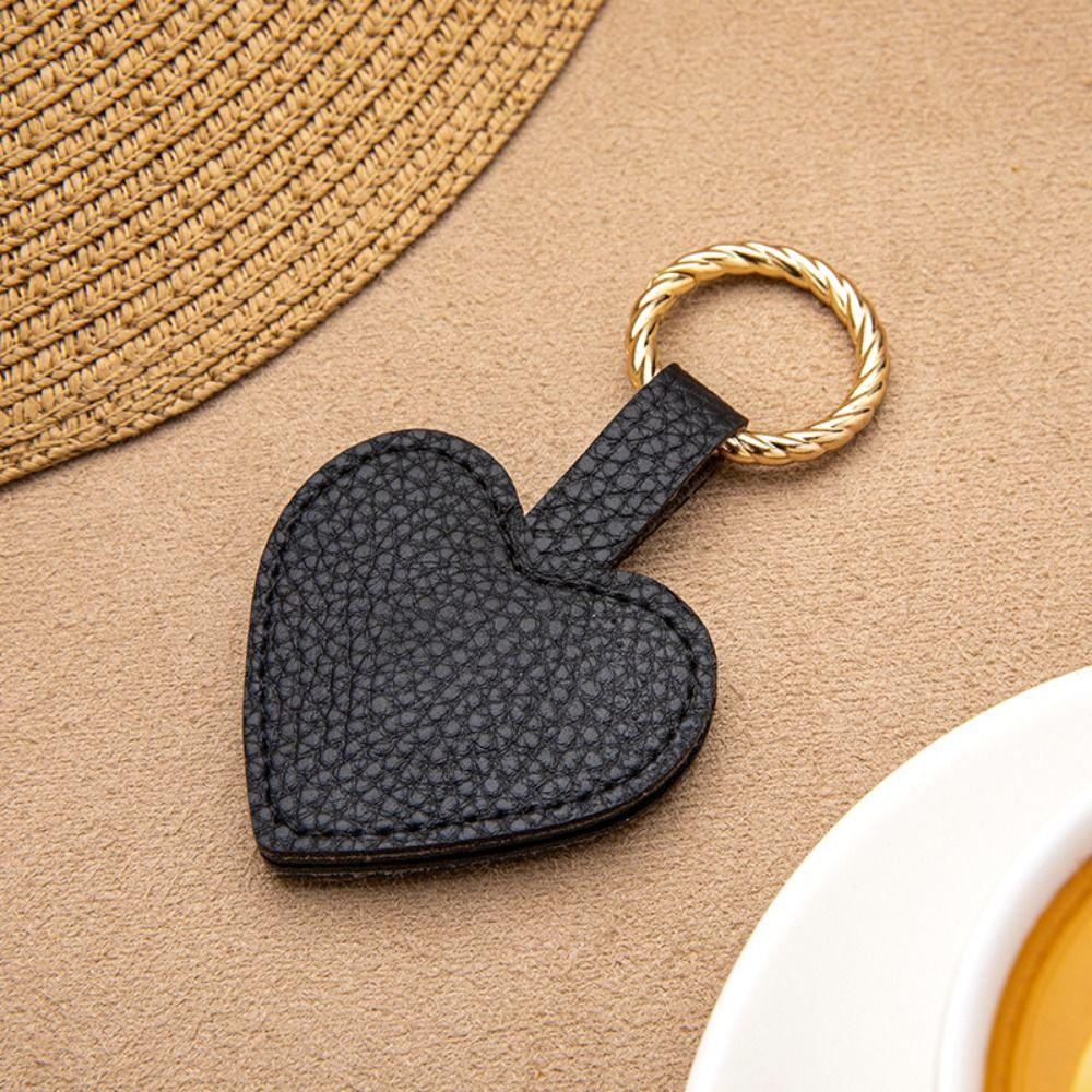 Heart Love Shape Hat Holder Anti-lost Pu Leather Magnetic Hat Clip Portable   Girl