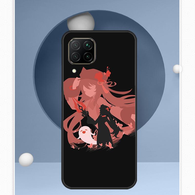 Hu Tao Genshin Impact Cartoon For Huawei Nova Y91 Y60 Y70 Y72 Y90 Y61 12s 12i 11i 8i 10 9 SE P20 P40 Lite P30 P60 Pro Case