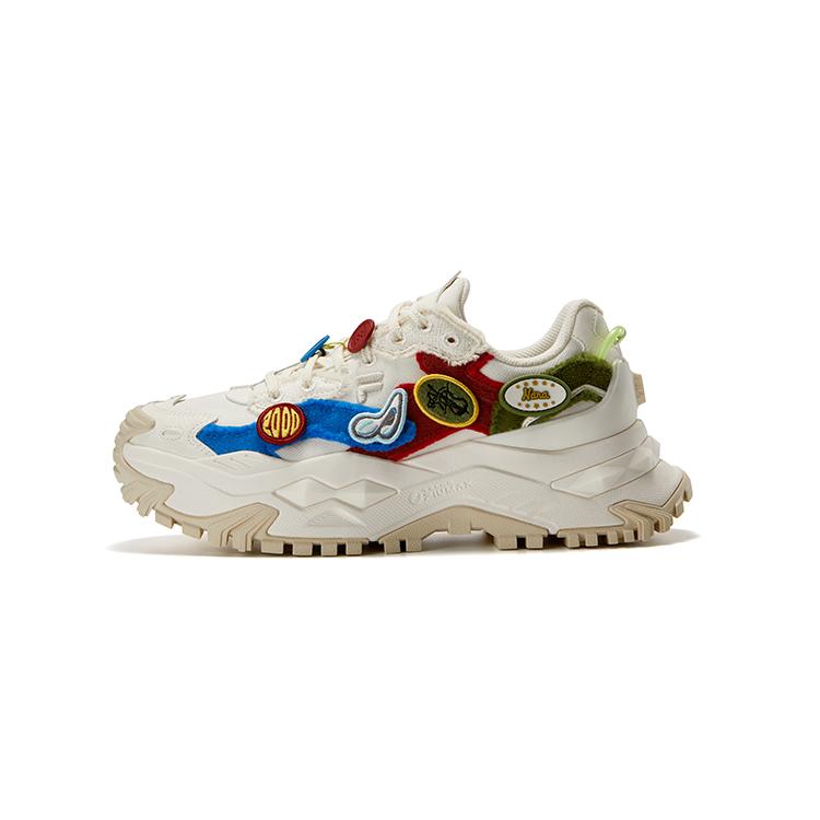 Fila Fusion Non-Slip Low-Top Dad Shoes Gift Box Version Women Sneakers Cream T12W341306FSC