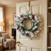 Red Berries Christmas Pine Wreath Evergreen Frosted Pine Berry Wreath  Home Wedding