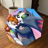 1PC Tom and Jerry Umbrella-8-Rib Reinforced, Automatic Open, Lightweight & Durable, Cute Fashion Accessory for Outdoor, D2681