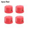 4Pcs ABS Plastic Guitar Effect Pedal Knob Potentiometer Knob  for DJ Mixer Radio Subwoofer
