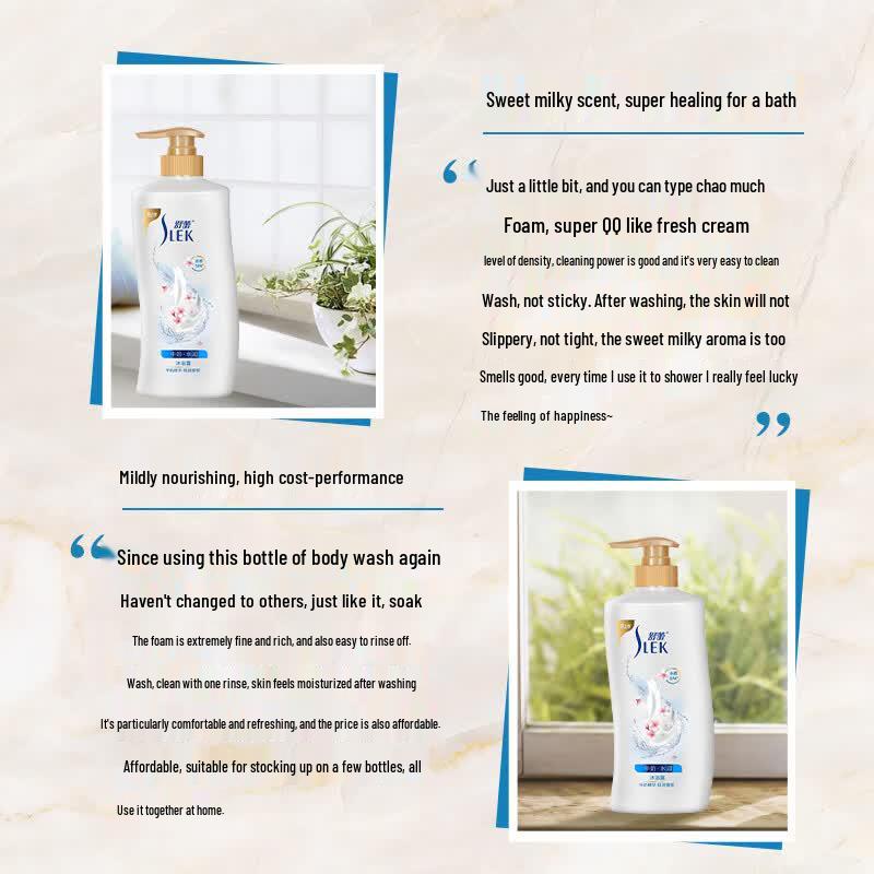 Slek Milk Moisturizing Shower Gel
