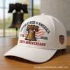 American Anniversary Baseball Cap, Men's and Women's Polyester Digital Printing Sun Hat Small Batch