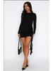 2023 Summer European & American Sweet Cool Girl Hip-Wrapped Slim Dress