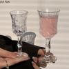 Transparente Glasbecher Hohe Weingläser Champagnergläser Kelch Wassergläser Kaltgetränkegläser Cocktailgläser Trinkgläser